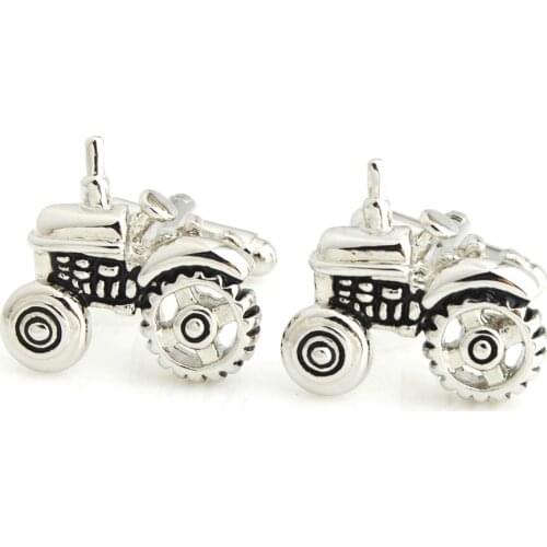 YH-809 Mens 3D Novelty Racing Car,Tractor,Motorbike Cufflinks - Factory Direct Selling
