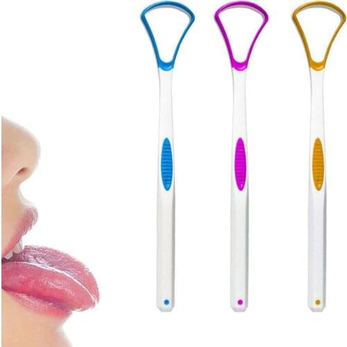 1 Pcs Keep Fresh Breath Tongue Scraper Tongue Brush Scraper Cleaner Tongue Scraper Brush Oral Cleaning Tongue Toothbrush Cleaner