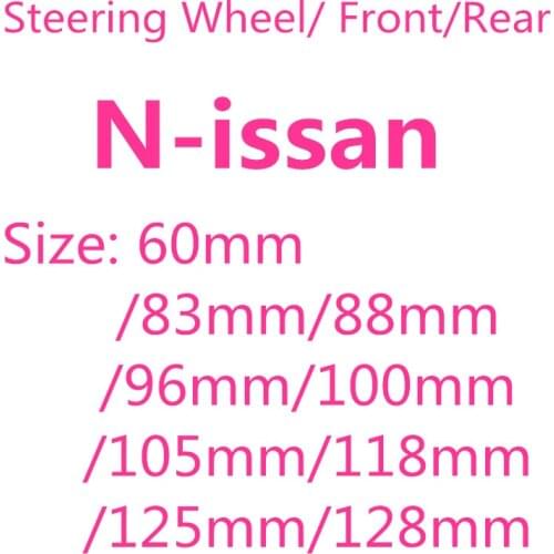 1pcs high quality Chrome car Steering Wheel Sticker ABS Front Bonnet Grill rear Trunk Badge Emblem Sticker styling