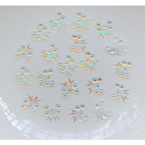 30PCS 8.5*9MM Rhinestone Crystal Mini Butterfly Festival handmade DIY creativity, nail decoration, phone case accessories