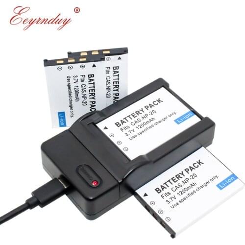 4pcs CNP-20 NP-20 Battery Pack & 1pcs Charger for Casio S880 S770 Z1200 Z1050 Z75 Z77 Z3 Z5 Z6 Z4 Z7 Z8