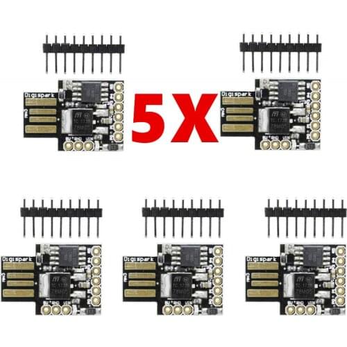 5Pcs Digispark Kickstarter ATTINY85 for Arduino General Micro USB Development Board