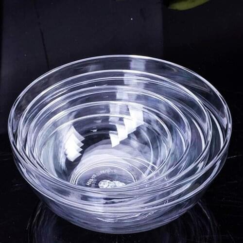 Acrylic Salad Bowl Serving Bowls Great for Serving Salad Popcorn Chips Dips Vegetable