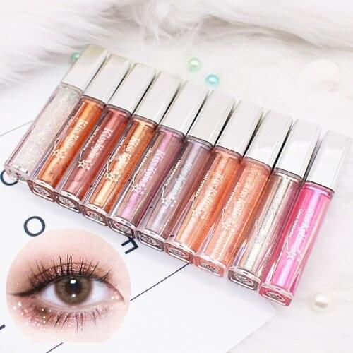 6 Colors Sequin Eyeshadow Stick Highlight Shimmering Naturally Long Lasting No Smudging Eye Shadow SANA889