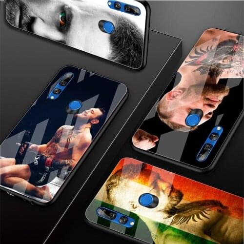 Conor McGregor Tempered Glass Phone Case For Huawei honor 8X 9 10i 20i 20Lite 20Pro 30 Pro Cover Shell