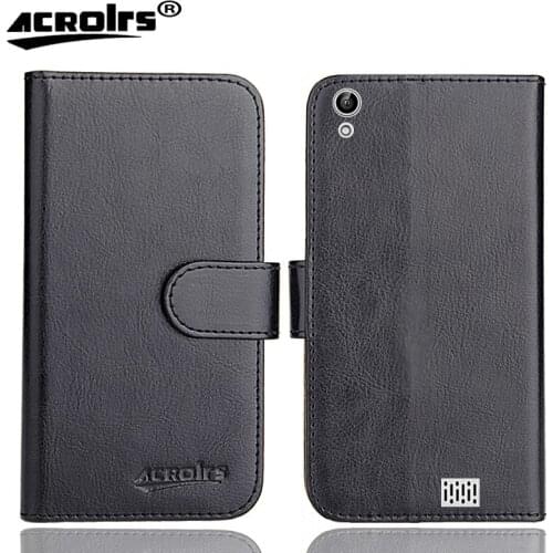 HomTom HT16S Case 6 Colors Dedicated Leather Exclusive Special Crazy Horse Phone Cover Cases Credit Wallet+Tracking