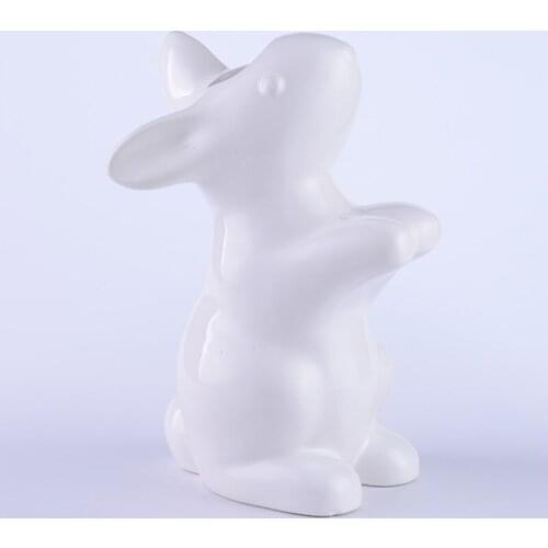 Nordic Creative ceramics vase rabbit lovely Flower arrangement Simulated animal Modern home Decorative ornaments Childrens room