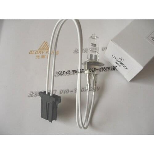 KLS JC 12V100WH20P halogen lamp,12V 100W bulb,Olympus Beckman Coulter,AU5800 AU5821 analyzer,JC12V100WH20P,12V100W MU855000