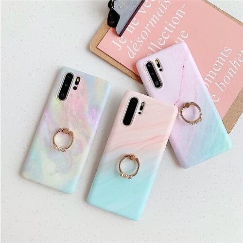 Marble Case for Samsung Galaxy S10 S20 Plus Ultra S8 S9 Plus Case Gradient Soft Case for Samsung A51 A50 A70 A71 A40 Cover Ring