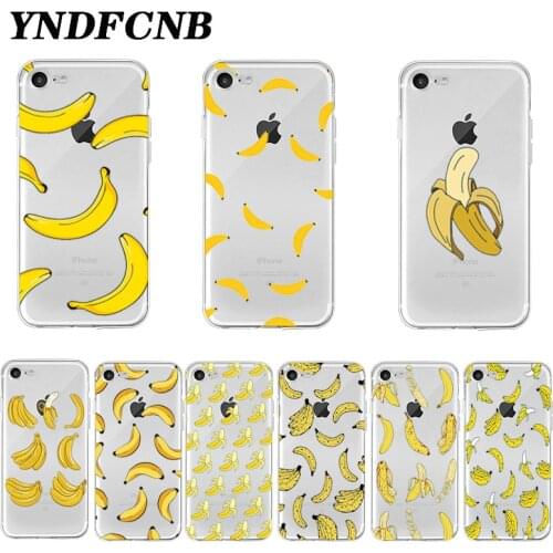 Fruit banana Pattern TPU Soft Phone Case For iPhone SE 2020 11 Pro X XR Xs Max 6 6S 7 8 Plus Soft Clear Cover Mobile Cover