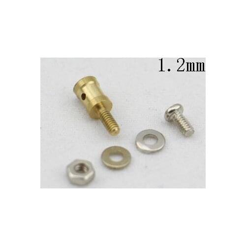 Pushrod Linkage Stopper diameter 1.2mm/2.1mm hard brass suit for RC Model 10 pcs / lot