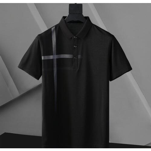 Brand New Men Polo Shirt Men Solid Casual Cotton Polo Giraffe Men Slim Fit Embroidery Short Sleeve Mens Polo