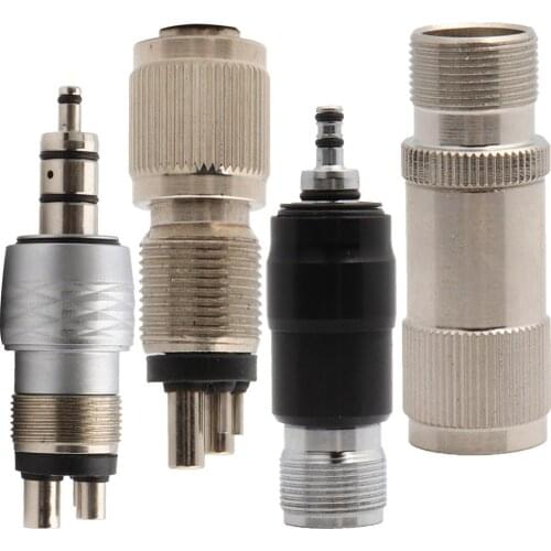 Dental Quick Connector Quick Coupler Dental Adaptor 2/4Holes for Dental High Speed Handpiece Air Turbine