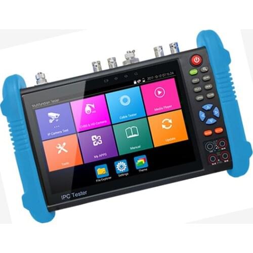 IPC9800 Plus DHL Free 7inch IP Camera Tester H.265 4K 8MP TVI CVI AHD SDI CVBS IPC CCTV Monitor with cable tracer/TDR/Multimeter