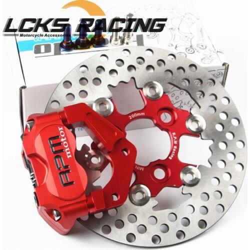 RPM motorcycle scooter brake caliper 220mm/200mm disc brake pump adapter bracket for Yamaha Aerox JOG BWS 100