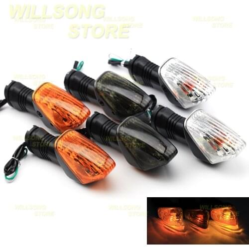 Rear Turn Signal Lights Blinker Lamp Indicator For KAWASAKI Z750 Z750S Z1000 KLE500 KLE 650 VERYSYS KLR650 Motorcycle Lighting