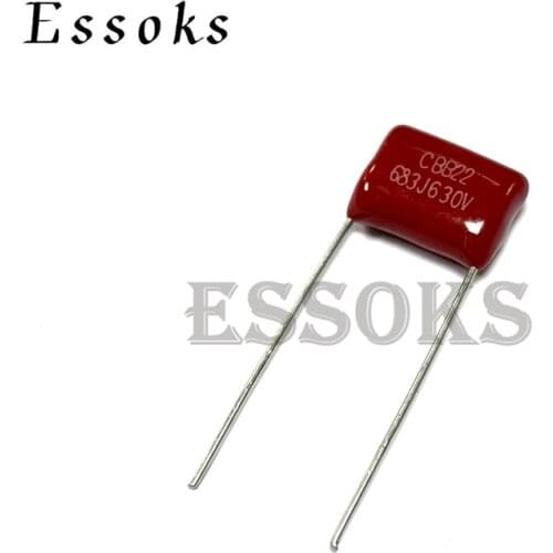 10PCS 630V683J 0.068UF Pitch 10mm 68NF 630V 683 683J CBB Polypropylene film capacitor