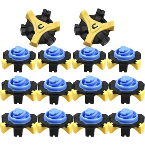 14PCS/ LOT Golf Cleats Fast Twist Tri-Lok Shoe Spikes Screw Studs Accessories Golf Shoes Spikes Golf Training Aids