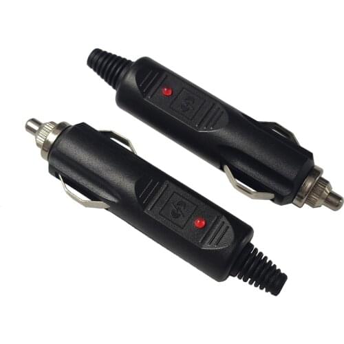 JKM DIY 10A 3 PCS 12V-24V Car Cigarette Lighter Plug Accessory Socket Power Adapter With 3PCS 10A Fuse