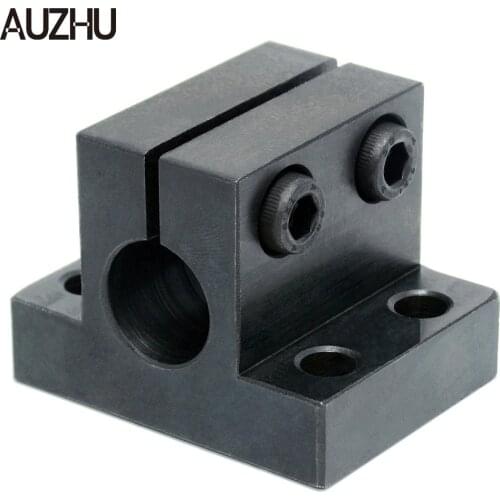 AUZHU STB Steel Flanged Connector Clamps Side Mounting Tube Supports Base Plate Connector Clamps Strut Clamps Sensor Holders