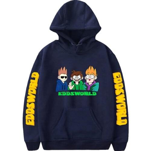 Hot Sale Eddsworld Print Hoodie Autumn And Winter Holiday Men/Women Cotton Clothes Kids Hooded Kawaii Novelty Hoodies Tops