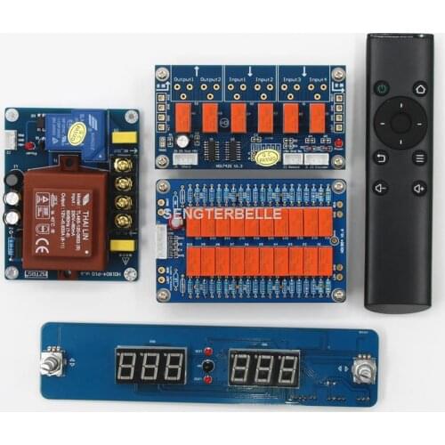 Hifi Remote Relay Volume Control Board Passive Preamp Board Audio Input Choose Board With PSU