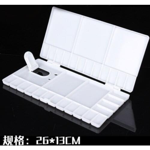 Art Paint Tray Artist Oil Watercolor Plastic Palette White 33 Grids Large Size