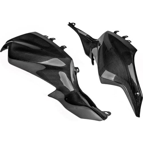 Carbon Motorcycle Side Fiber Gas Tank Side Cover Panel Fairing For Yamaha MT07 MT 07 FZ07 FZ 07 2015 2016 2017