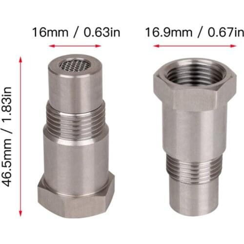 Oxygen O2 Sensor Spacer Adapter CEL Engine Light Eliminator Catalytic Converter D7WD