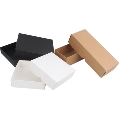 Kraft boutique Custom logo printing Beauty perfume cosmetics packaging paper box cover and bottom gift shipping packing boxes