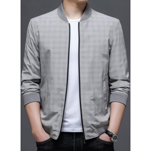 Jacket Mens AutumnKorean Version of Slim and Comfortable Thin Joker Coat Men Clothing Windbreaker Korean Style Outerwear