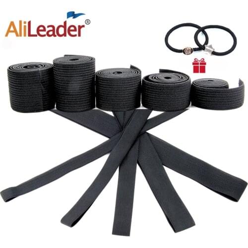 Alileader 1 M Black Elastic Band Stretch Knitting Sewing Elastic Spool Elastic Bands High Elasticity Heavy Stretch Sewing Tools