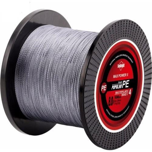SeaKnight Fishing Line 500M/547Yds 4 Strands Braided Smooth Multifilament PE Line 8 10 20 30 40 60LB Saltwater/Freshwater