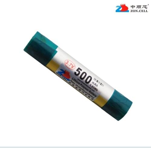 In the 500mAh 10500 3.7V cylindrical 5C high power lithium polymer battery small toys Rechargeable Li-ion Cell