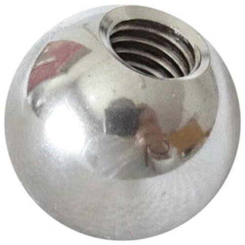 M4 Stainless steel tapping ball nut sleeve blind hole half holes solid thread balls nuts attack tooth set diameter 24mm-50mm