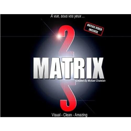 Matrix 2.0 (Blue Or Red) By Mickael Chatelain,Card Magic Trick,Street Magic,Gimmick,Props,Mentalism