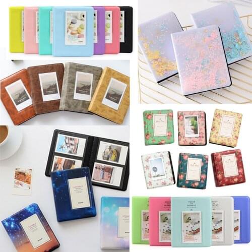 64 Pockets 3 Inch Mini Film Photo Album Book For Fujifilm Instax Mini LiPlay 11 9 8 7s 70 25 90 Instant Camera Film Card Holder