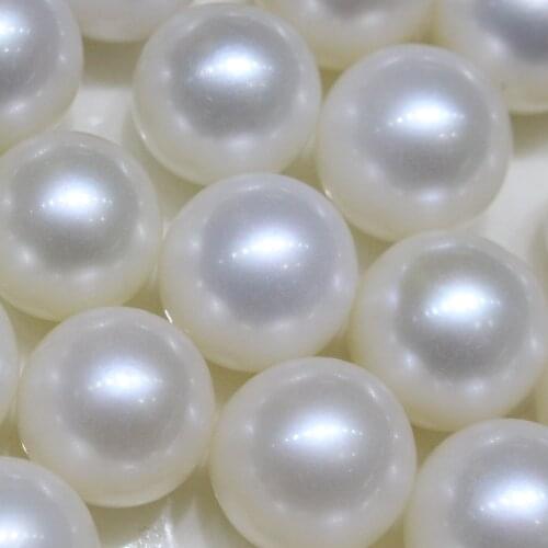 11-12mm Natural Freshwater Pearl Round Shape DIY Crafts Decoration Fine Jewelry Accessories