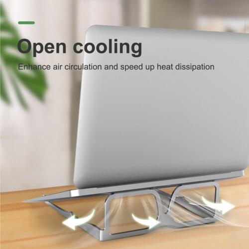 Folding Laptop Stand Portable Laptop Stand Holder for Laptop Desk Table Notebook Universal Aluminium Alloy Laptop Stand Bracket