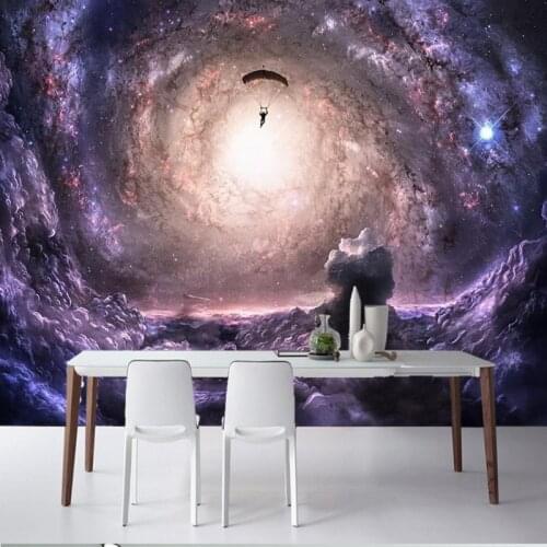 Custom mural universe sky whirlpool mural living room bedroom wallpaper television tooling background wall paper