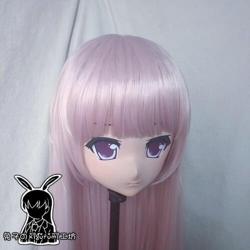 RB6515)Quality Handmade Female Resin Cosplay Japanese Role Anime Kigurumi Crossdress Doll Transgender Mask