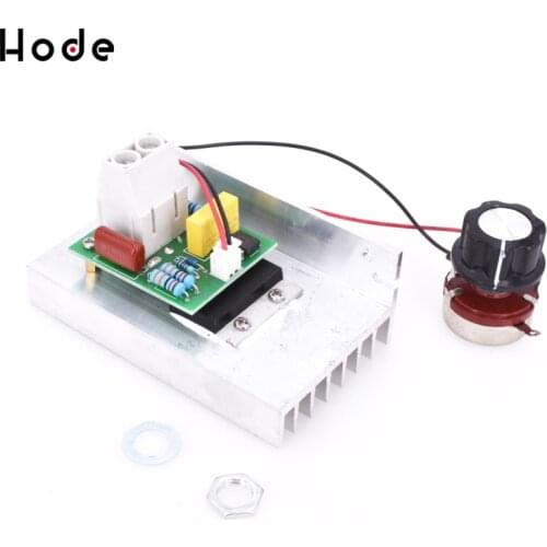 AC 220V 10000W Voltage Controller 10-220V SCR Electric Voltage Regulator Dimmer Motor Speed Temperature Controller