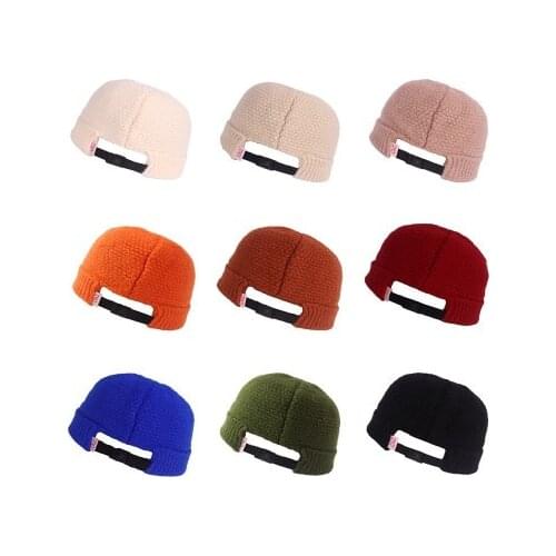 Parent-child Unisex Wool Knitted Hat Winter Warm Caps Children Hats Skullies Fashion Cuff Beanie Watch Cap Kids Women Men Beanie