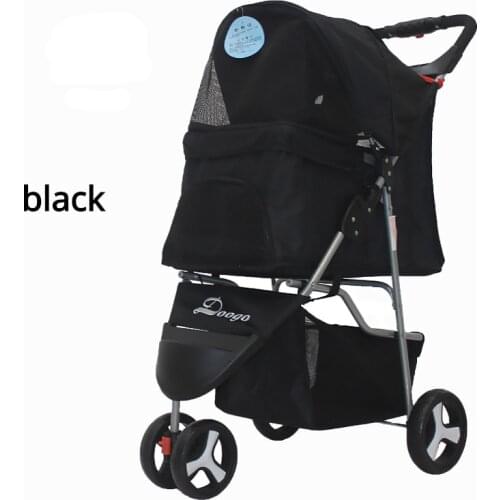 Pet Carts with Three Wheels Hold Foldable Portable Carts for Dogs and Cats Going Out Dog Carrier