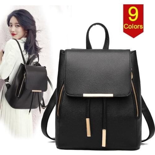 Women Handbag Cross Body Zipper Shoulder Bags Back Pack PU Leather New Lady Keys Phone Backpack Envelope Tote Bags Purse