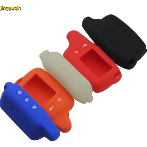 15ps jingyuqin Remote Control Silicone Case Cover For Tomahawk TW9010/TW9020/TW7000/TW7010 9030 9000 TW950 LCD Two Way Car Alarm