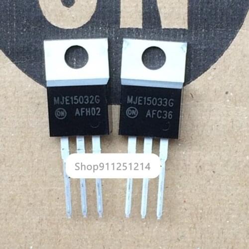 2 Pairs New and Original MJE15032 MJE15033 Audio Mid-power Push Tube