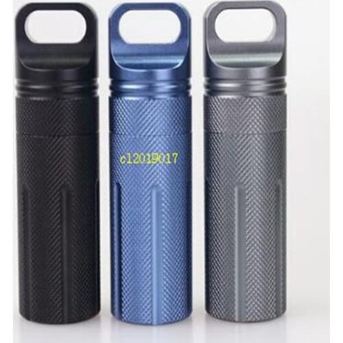 300pcs Outdoor Strong Waterproof Emergency First Aid Kits Safety Survival Pill Bottle Aluminium Camping Tank Box