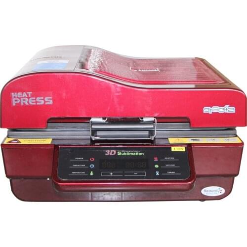 3D phone cases cup T-shirt Sublimation multifunction thermal transfer equipment vacuum printer