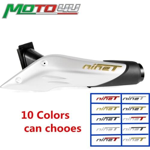 3D Heat-resistant Motorcycle Exhaust Pipe Sticker Cool Personality Gradient waterproof Decal For BMW R NINE T R NineT r9t 3 D